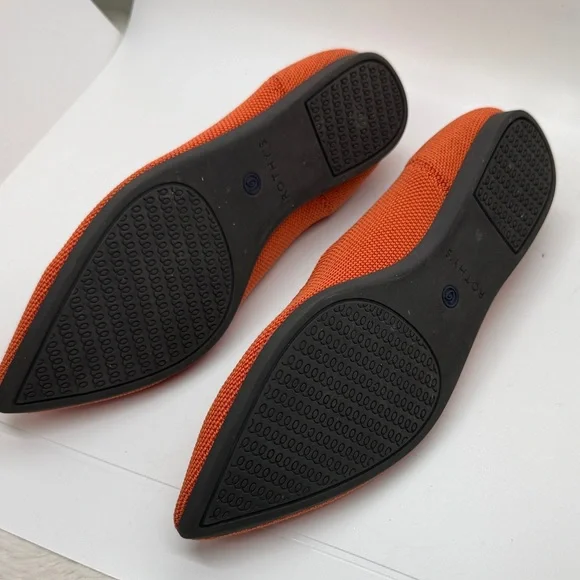 Rothy's Vibrant Orange Flats - Picture 11 of 11